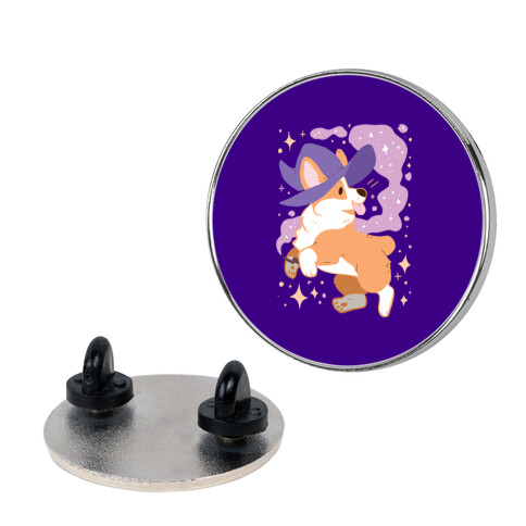 Witch Corgi Pin