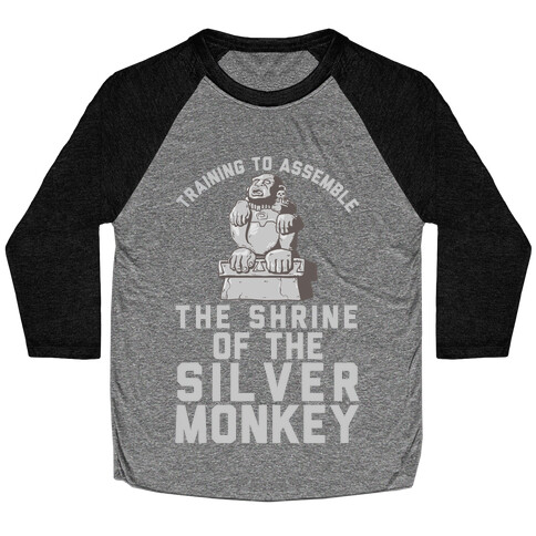 Training To Assemble The Shrine Of The Silver Monkey Baseball Tee