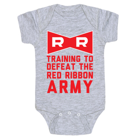 Training To Defeat The Red Ribbon Army Baby One-Piece