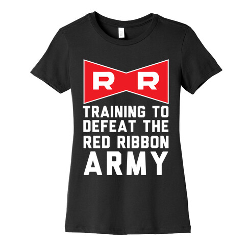 Training To Defeat The Red Ribbon Army Womens T-Shirt
