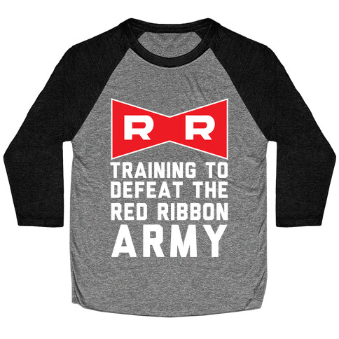 Training To Defeat The Red Ribbon Army Baseball Tee