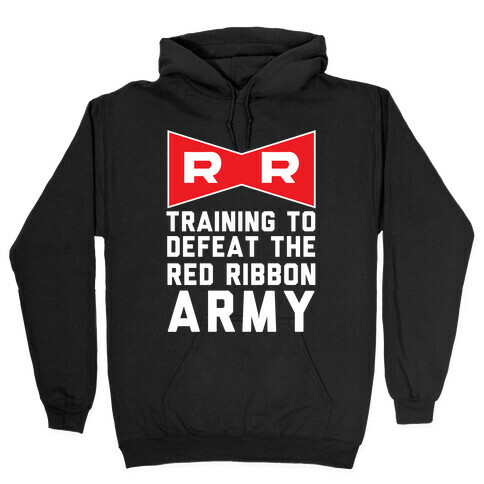 Training To Defeat The Red Ribbon Army Hooded Sweatshirt