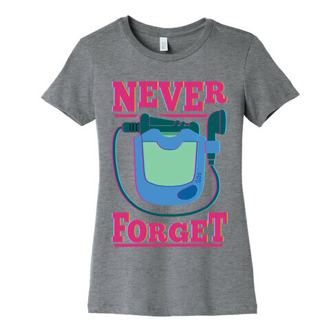 Never Forget Hit Clips Womens T-Shirt