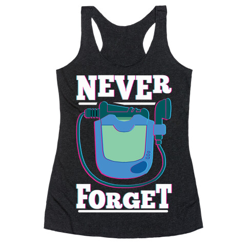 Never Forget Hit Clips Racerback Tank Top