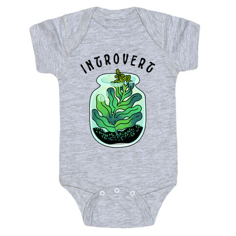 Introvert (Plant in a Terrarium) Baby One-Piece
