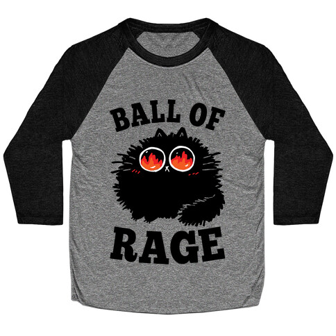 Ball Of Rage Baseball Tee
