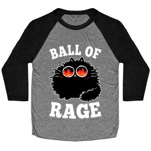 Ball Of Rage Baseball Tee