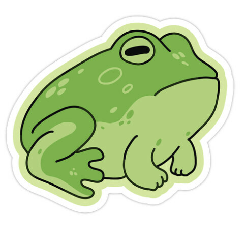 Frogs Are Forever Die Cut Sticker