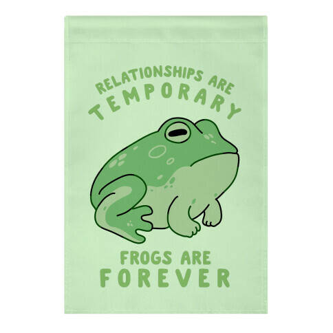 Frogs Are Forever Garden Flag