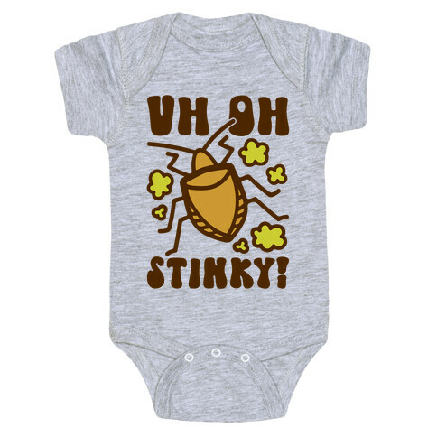Uh Oh Stinky Stink Bug Baby One-Piece