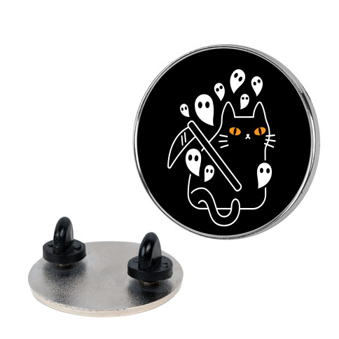 Nine Lives Reaper Cat Pin