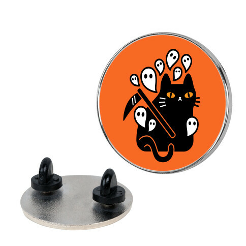 Nine Lives Reaper Cat Pin