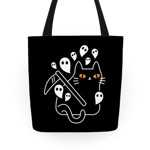 Nine Lives Reaper Cat Tote