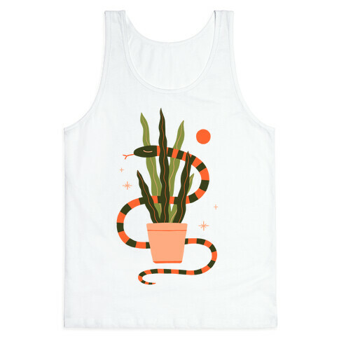 Snake in a Snake Plant Tank Top