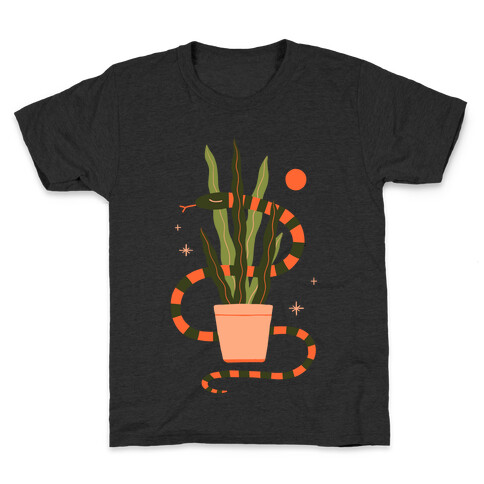 Snake in a Snake Plant Kids T-Shirt