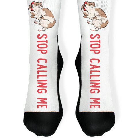 Stop (Cat) Calling Me Sock