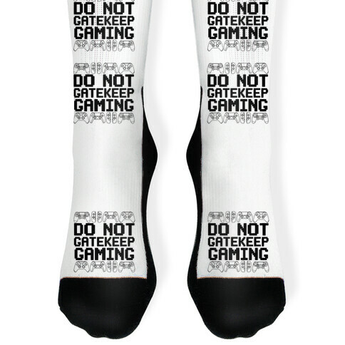 Do Not Gatekeep Gaming Sock