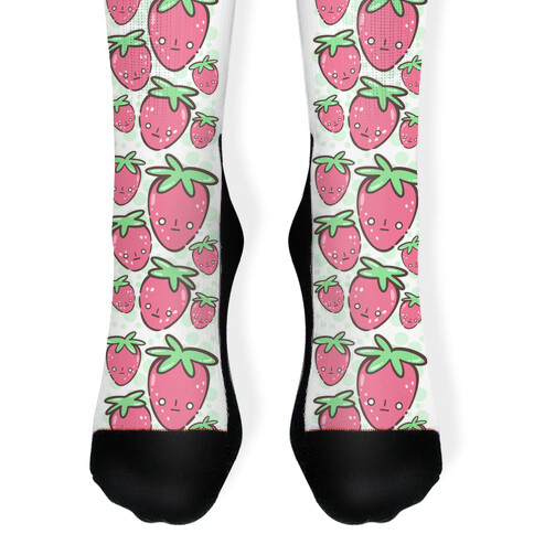 Indifferent Strawberries Sock