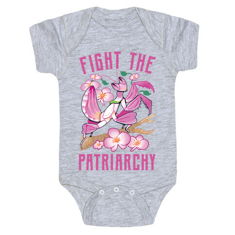 Fight The Patriarchy Orchid Mantis Baby One-Piece