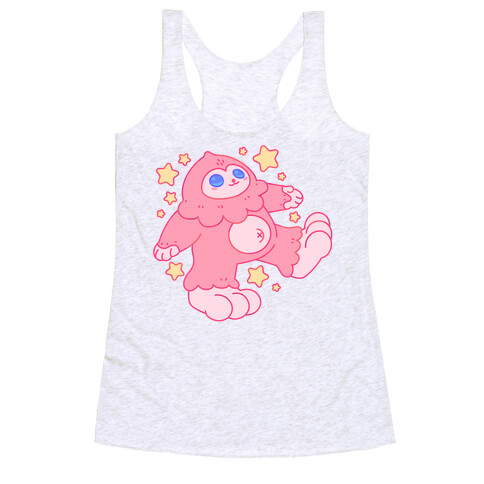 Kawaii Bigfoot Racerback Tank Top