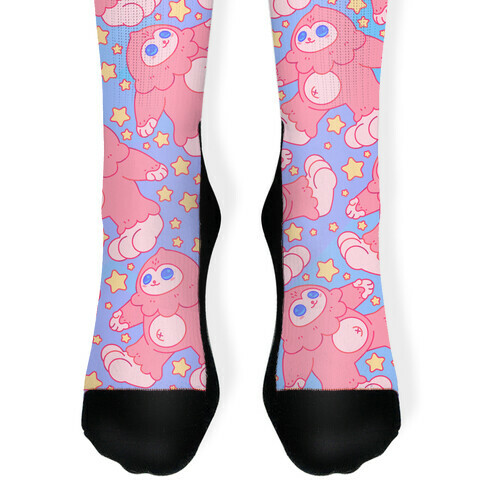 Kawaii Bigfoot Pattern Sock