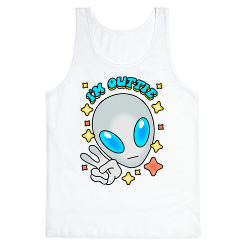 I'm Outtie Alien Tank Top