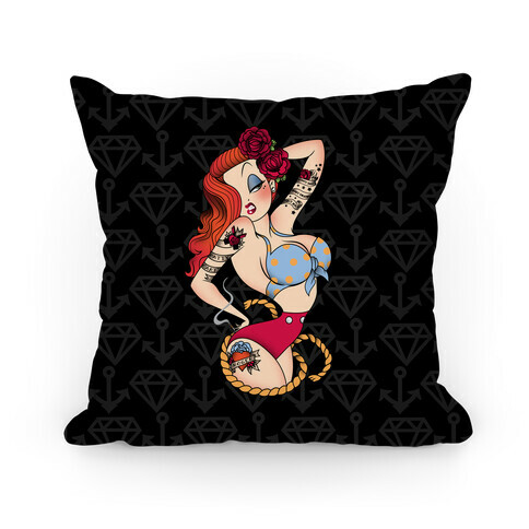 Pin-Up Tattoo Jessica Pillow