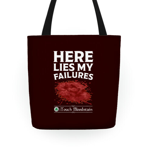 Here Lies My Failures Tote
