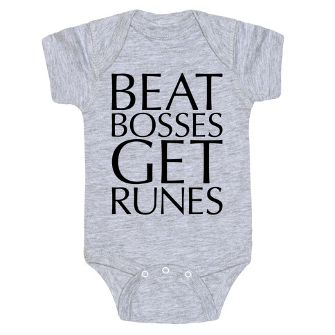 Beat Bosses Get Runes Parody Baby One-Piece