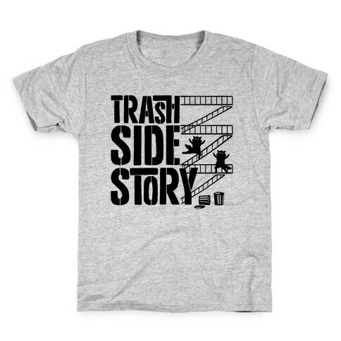 Trash Side Story Raccoon Parody Kids T-Shirt