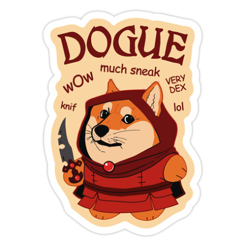 Dogue Die Cut Sticker