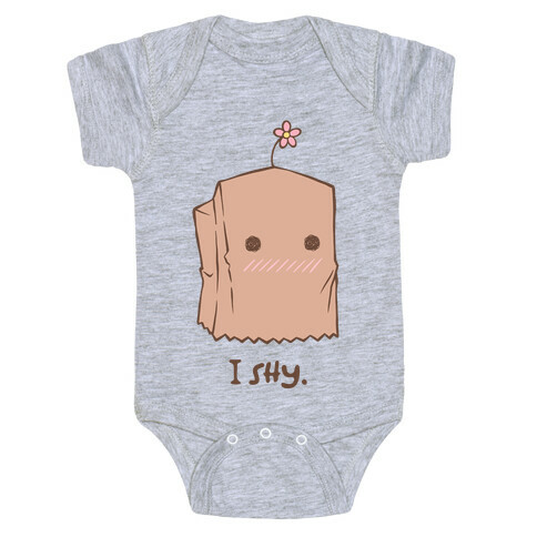 I Shy Paper Bag Baby One-Piece