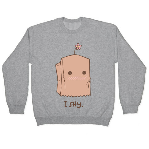 I Shy Paper Bag Pullover