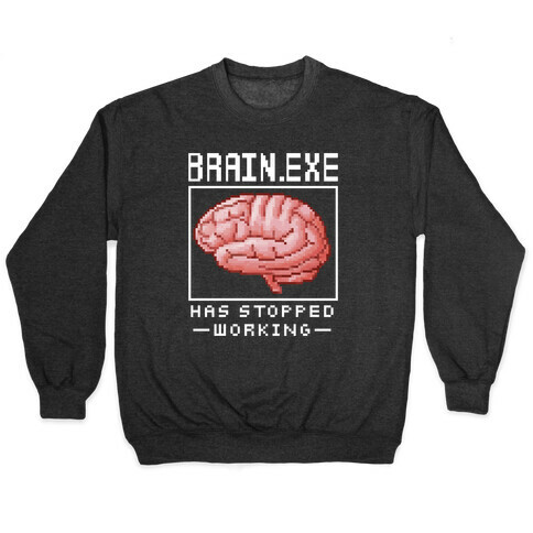 Brain.exe Has Stopped Working Pullover