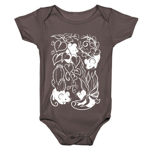 Mouse Plants Baby One-Piece