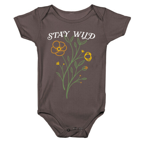 Stay Wild Wildflowers Baby One-Piece