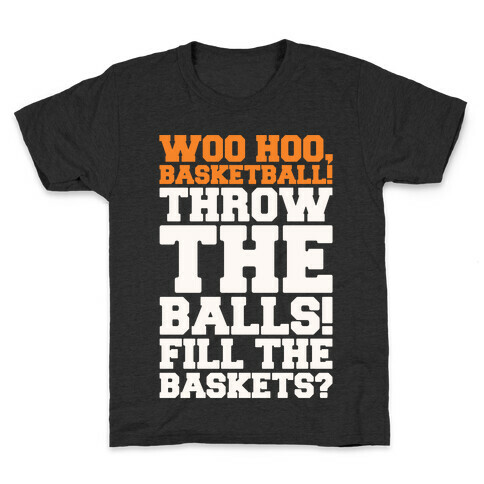Woo Hoo Basketball Parody Kids T-Shirt