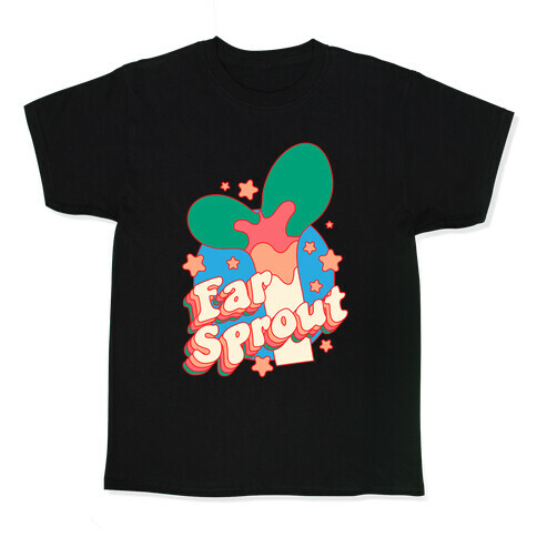 Far Sprout Groovy Plant Sprout Kids T-Shirt