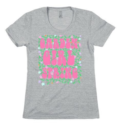 Garden Girl Spring Womens T-Shirt
