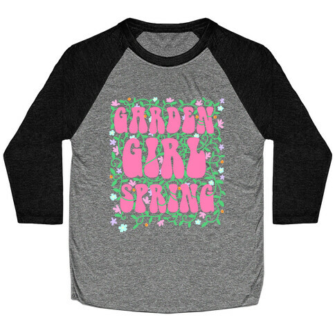 Garden Girl Spring Baseball Tee