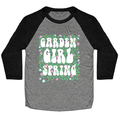 Garden Girl Spring Baseball Tee