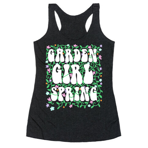 Garden Girl Spring Racerback Tank Top