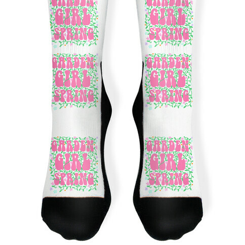 Garden Girl Spring Sock