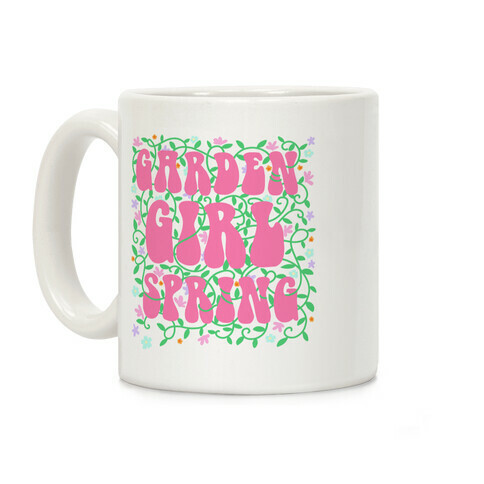 Garden Girl Spring Coffee Mug