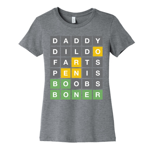 NSFW Word Game Womens T-Shirt