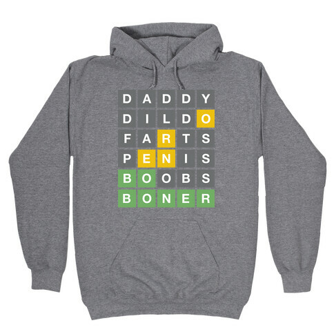 NSFW Word Game Hooded Sweatshirt