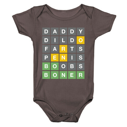 NSFW Word Game Baby One-Piece