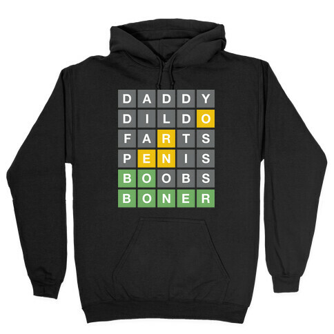 NSFW Word Game Hooded Sweatshirt