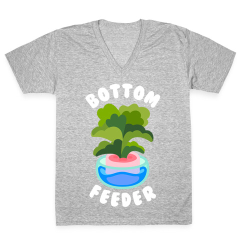 Bottom Feeder Plant V-Neck Tee Shirt