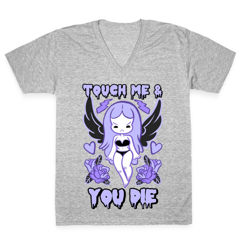 Diana: Touch Me & You Die V-Neck Tee Shirt